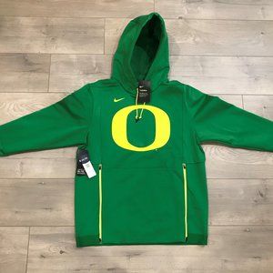 Oregon Ducks Green Nike Therma Fit Pullover Hoodie